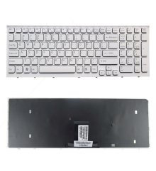 Bàn phím Laptop Sony Vaio EB VPCEB (Trắng - Có khung)